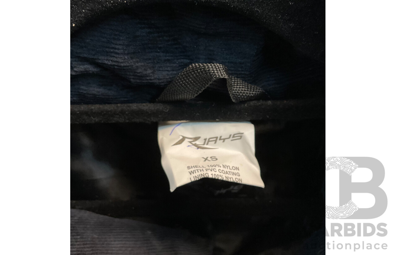 RJAYS Jacket & DRIRIDER Waterproof Rain Suit - Size XS - Lot of 2