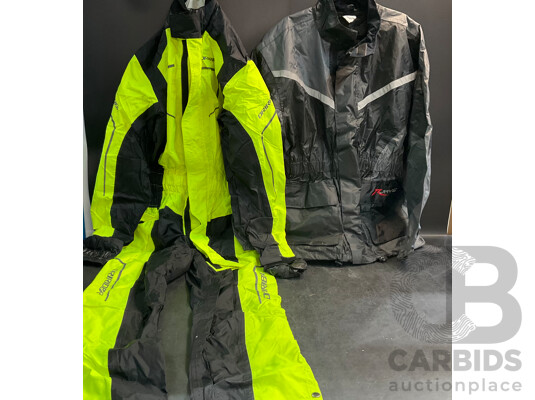 RJAYS Jacket & DRIRIDER Waterproof Rain Suit - Size XS - Lot of 2