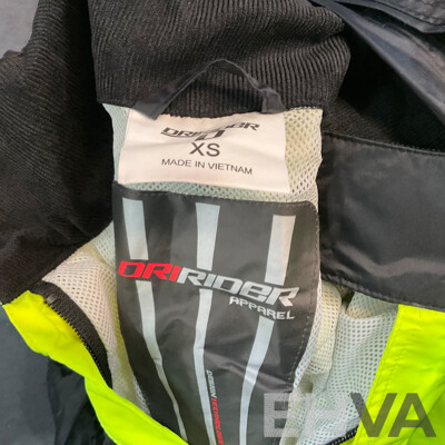 RJAYS Jacket & DRIRIDER Waterproof Rain Suit - Size XS - Lot of 2