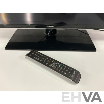 SAMSUNG 32 Inch LED LCD HD TV (UA32F4000AM) with Remote, LG 22 INCH FULL HD LED LCD Monitor TV with Remote , Assorted Remote Controls and Cables - Lot of 2