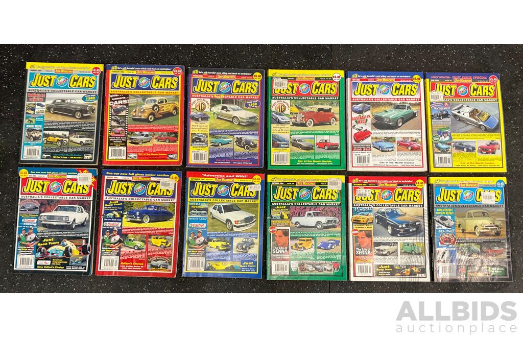 Collection of 39 JUST WORLD CARS Magazines (2003-2006)