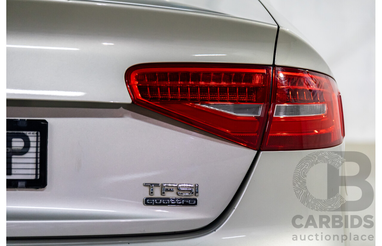 6/2015 Audi A4 2.0 TFSI Ambition Quattro B8 (8K) MY15 4d Sedan Cuvee Silver Metallic Turbo 2.0L
