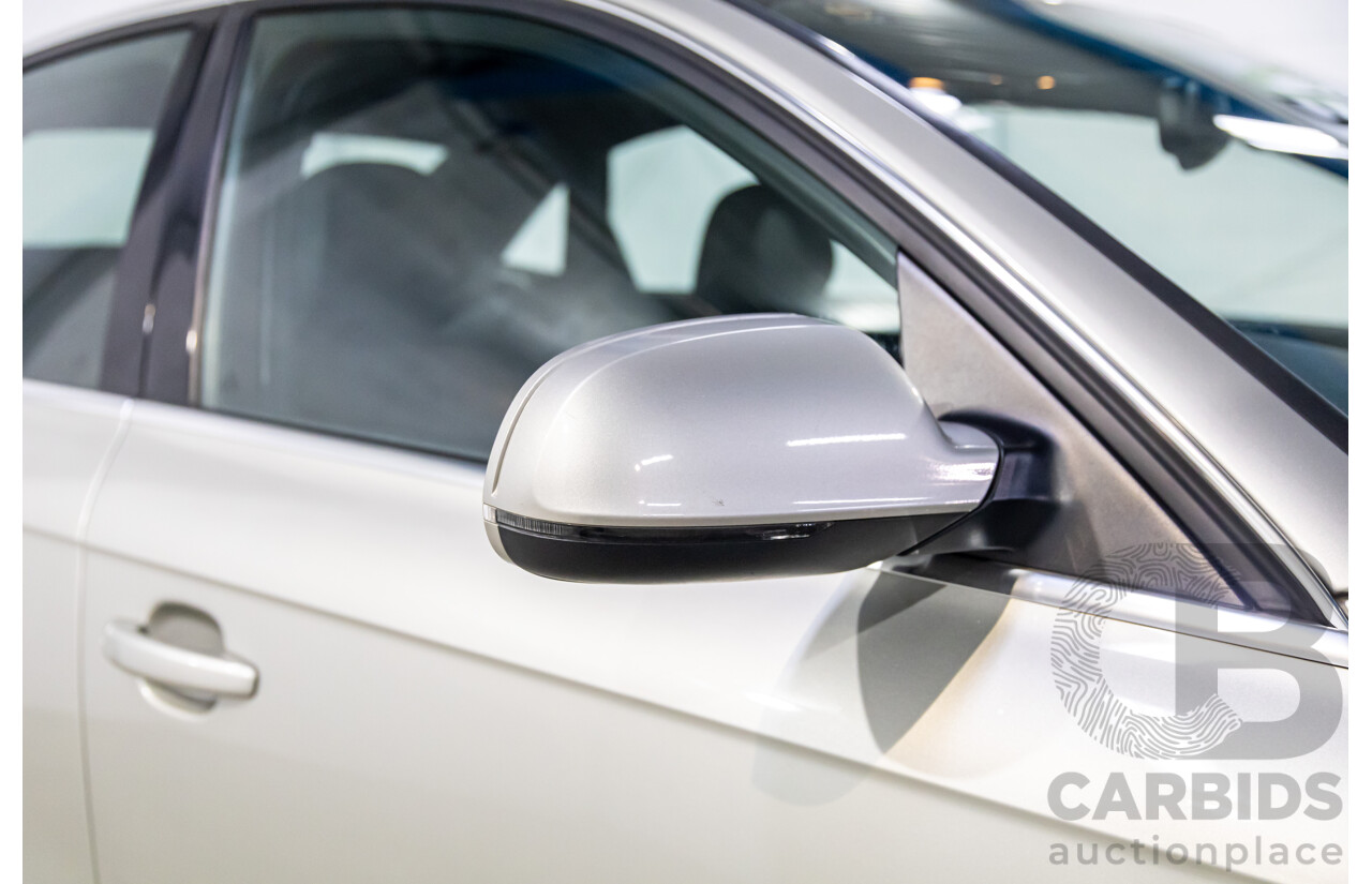 6/2015 Audi A4 2.0 TFSI Ambition Quattro B8 (8K) MY15 4d Sedan Cuvee Silver Metallic Turbo 2.0L