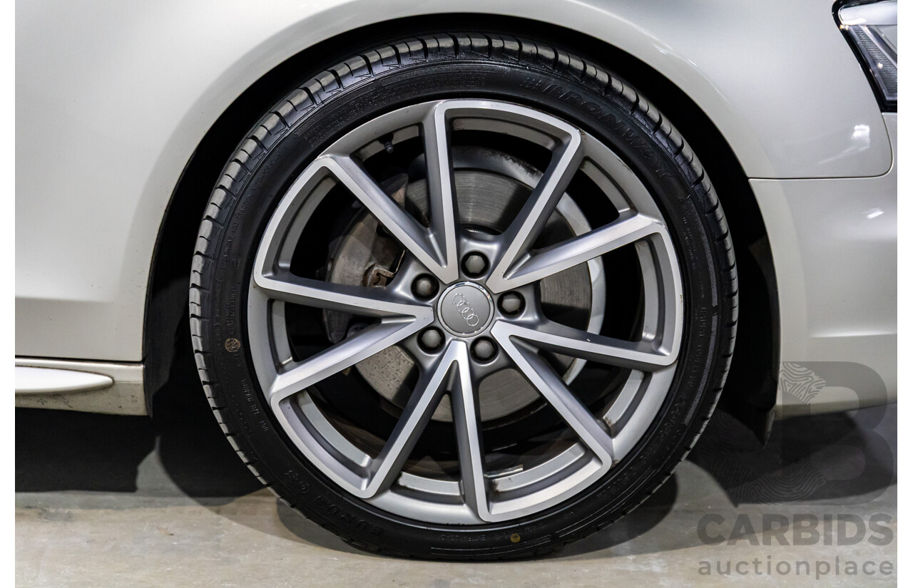 6/2015 Audi A4 2.0 TFSI Ambition Quattro B8 (8K) MY15 4d Sedan Cuvee Silver Metallic Turbo 2.0L