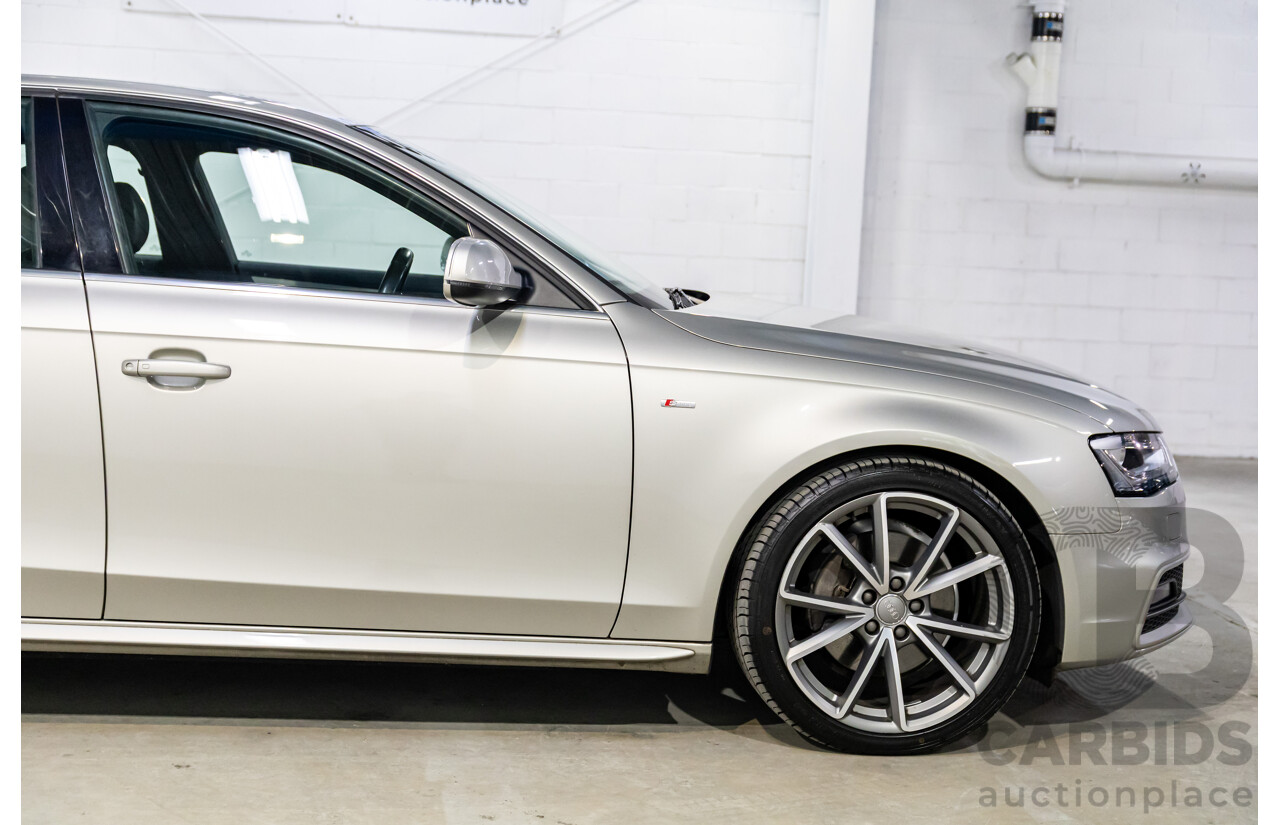 6/2015 Audi A4 2.0 TFSI Ambition Quattro B8 (8K) MY15 4d Sedan Cuvee Silver Metallic Turbo 2.0L