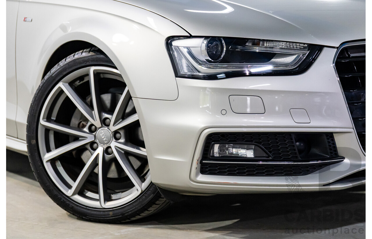 6/2015 Audi A4 2.0 TFSI Ambition Quattro B8 (8K) MY15 4d Sedan Cuvee Silver Metallic Turbo 2.0L