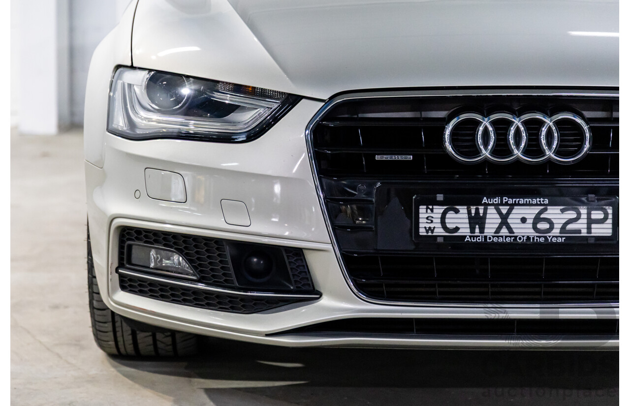 6/2015 Audi A4 2.0 TFSI Ambition Quattro B8 (8K) MY15 4d Sedan Cuvee Silver Metallic Turbo 2.0L