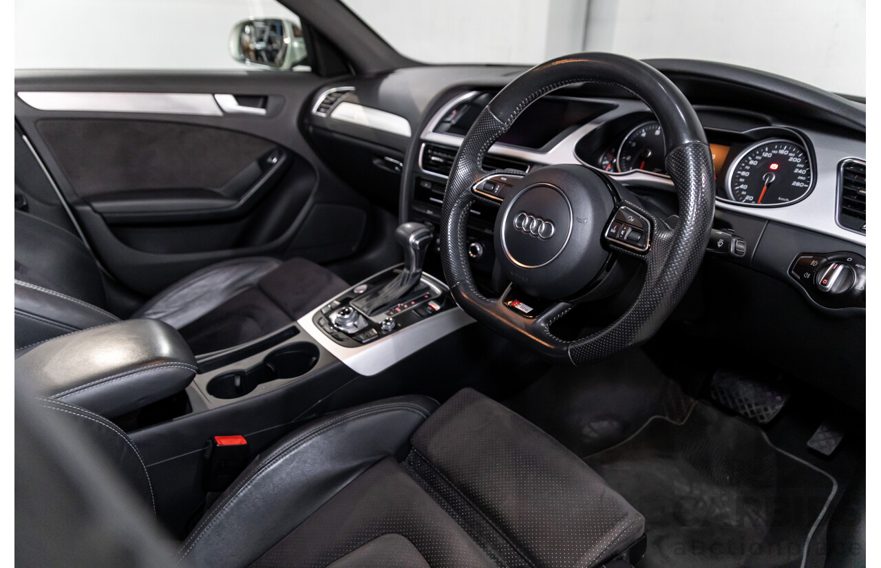 6/2015 Audi A4 2.0 TFSI Ambition Quattro B8 (8K) MY15 4d Sedan Cuvee Silver Metallic Turbo 2.0L