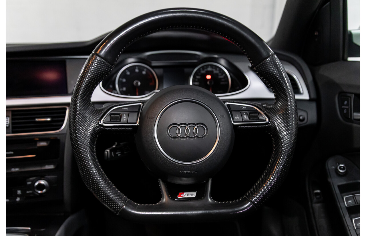 6/2015 Audi A4 2.0 TFSI Ambition Quattro B8 (8K) MY15 4d Sedan Cuvee Silver Metallic Turbo 2.0L