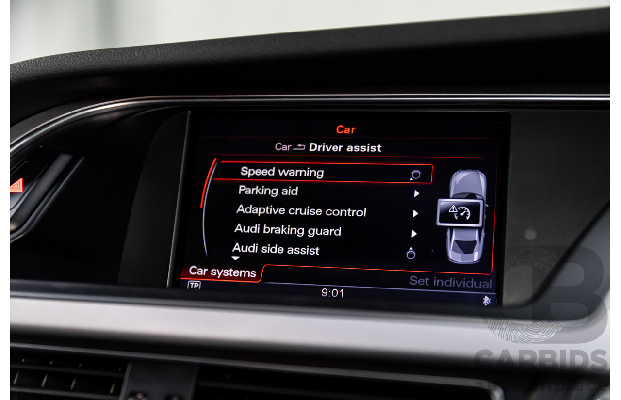6/2015 Audi A4 2.0 TFSI Ambition Quattro B8 (8K) MY15 4d Sedan Cuvee Silver Metallic Turbo 2.0L