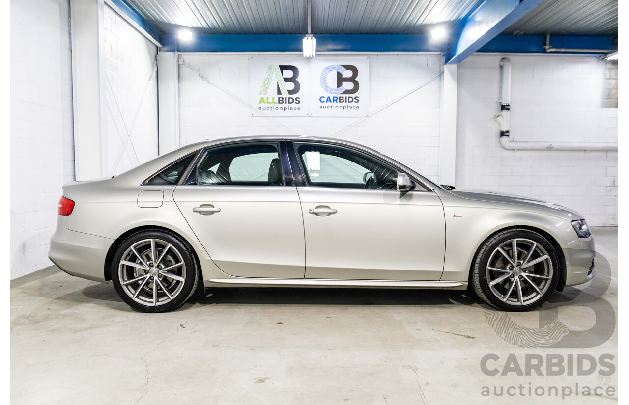 6/2015 Audi A4 2.0 TFSI Ambition Quattro B8 (8K) MY15 4d Sedan Cuvee Silver Metallic Turbo 2.0L