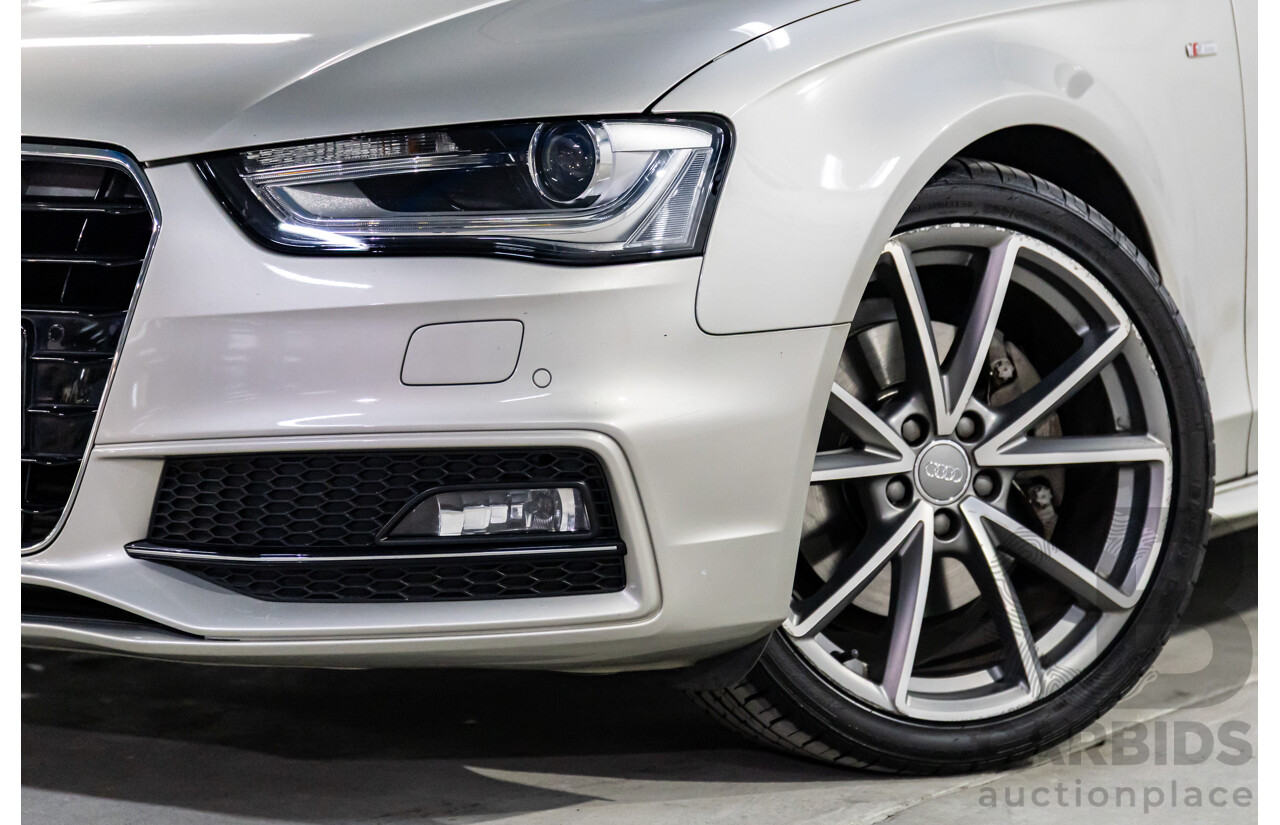 6/2015 Audi A4 2.0 TFSI Ambition Quattro B8 (8K) MY15 4d Sedan Cuvee Silver Metallic Turbo 2.0L