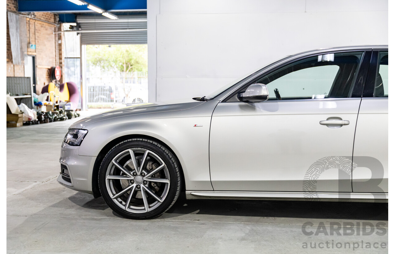 6/2015 Audi A4 2.0 TFSI Ambition Quattro B8 (8K) MY15 4d Sedan Cuvee Silver Metallic Turbo 2.0L