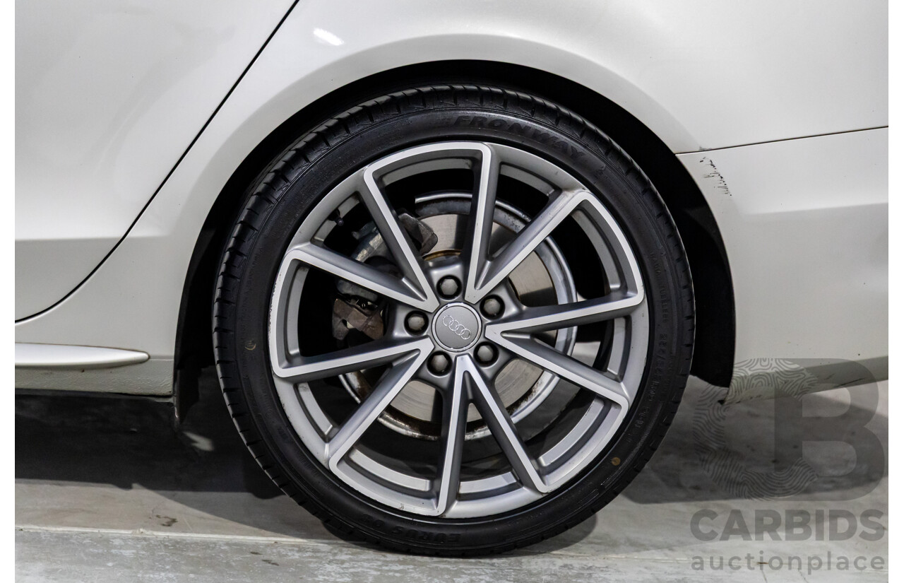 6/2015 Audi A4 2.0 TFSI Ambition Quattro B8 (8K) MY15 4d Sedan Cuvee Silver Metallic Turbo 2.0L