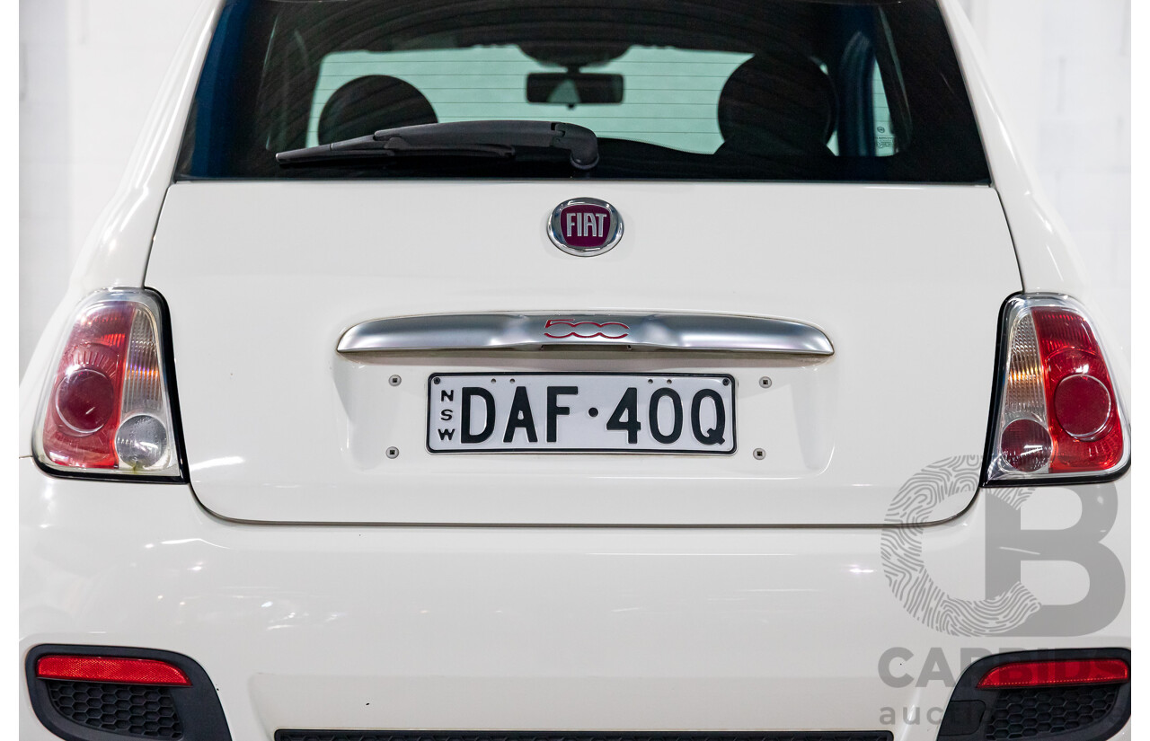 1/2015 Fiat 500 S MY14 3d Hatchback Gelato White Pastel 1.4L