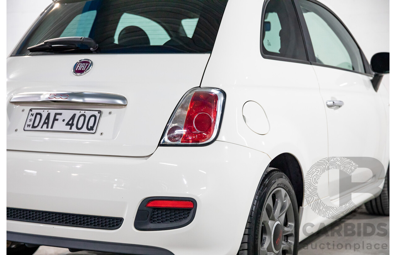 1/2015 Fiat 500 S MY14 3d Hatchback Gelato White Pastel 1.4L