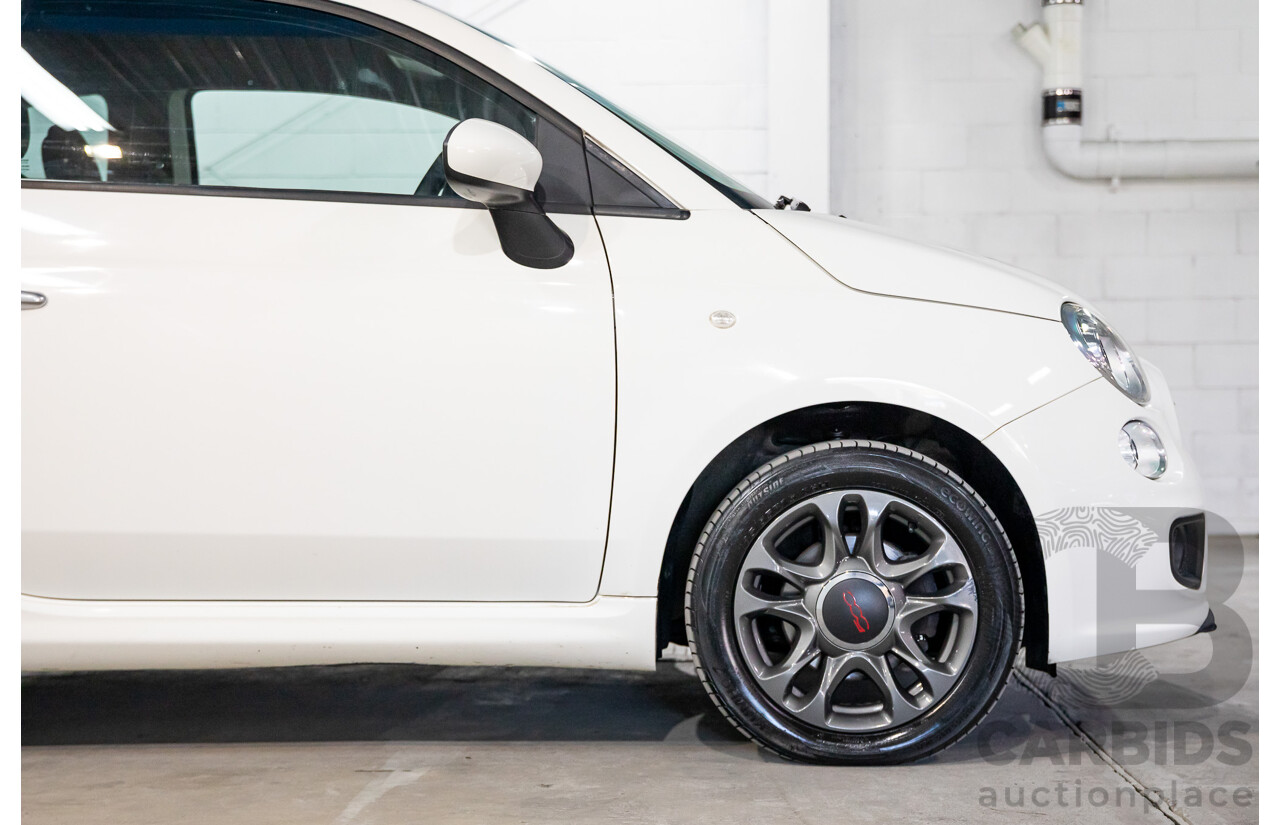 1/2015 Fiat 500 S MY14 3d Hatchback Gelato White Pastel 1.4L