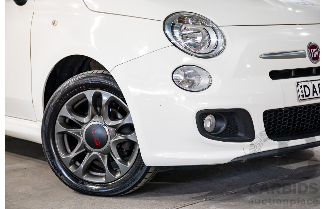 1/2015 Fiat 500 S MY14 3d Hatchback Gelato White Pastel 1.4L