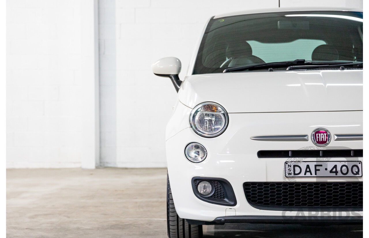 1/2015 Fiat 500 S MY14 3d Hatchback Gelato White Pastel 1.4L