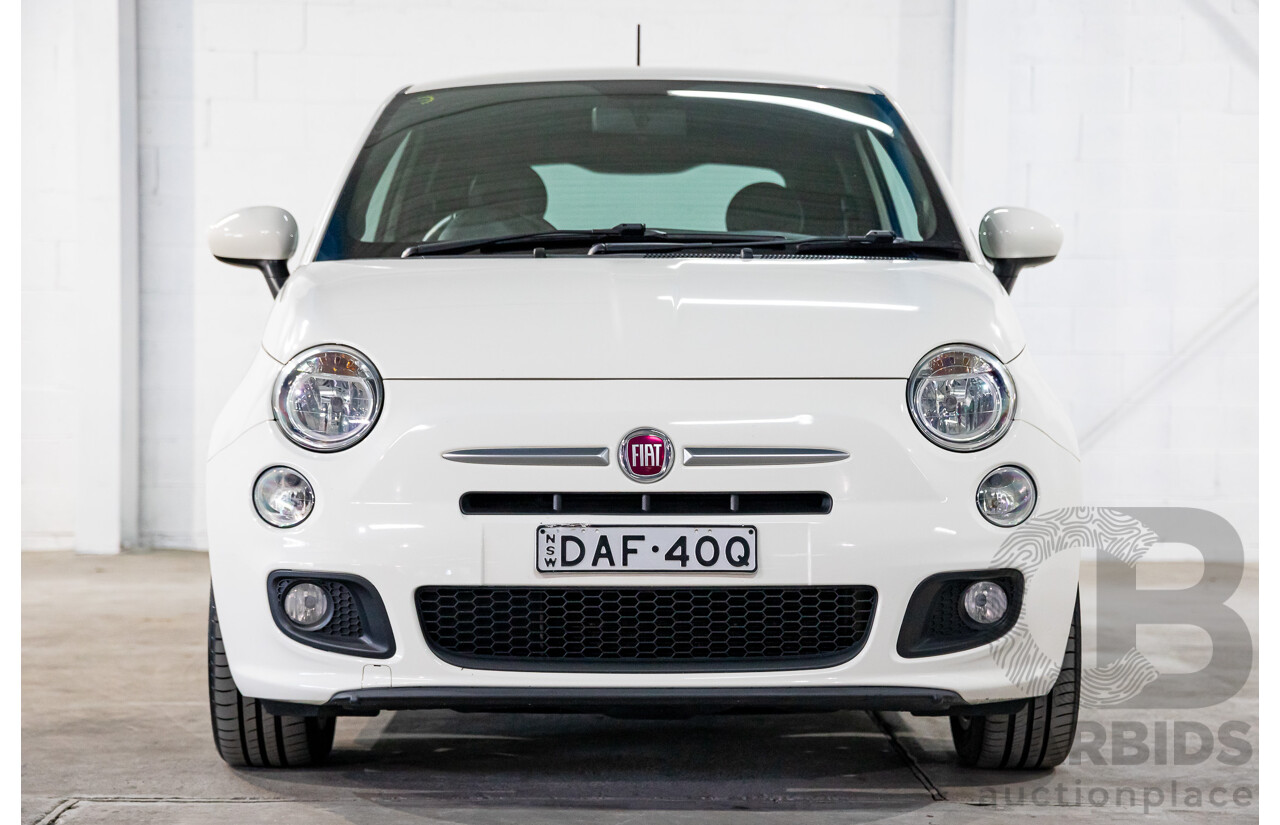 1/2015 Fiat 500 S MY14 3d Hatchback Gelato White Pastel 1.4L