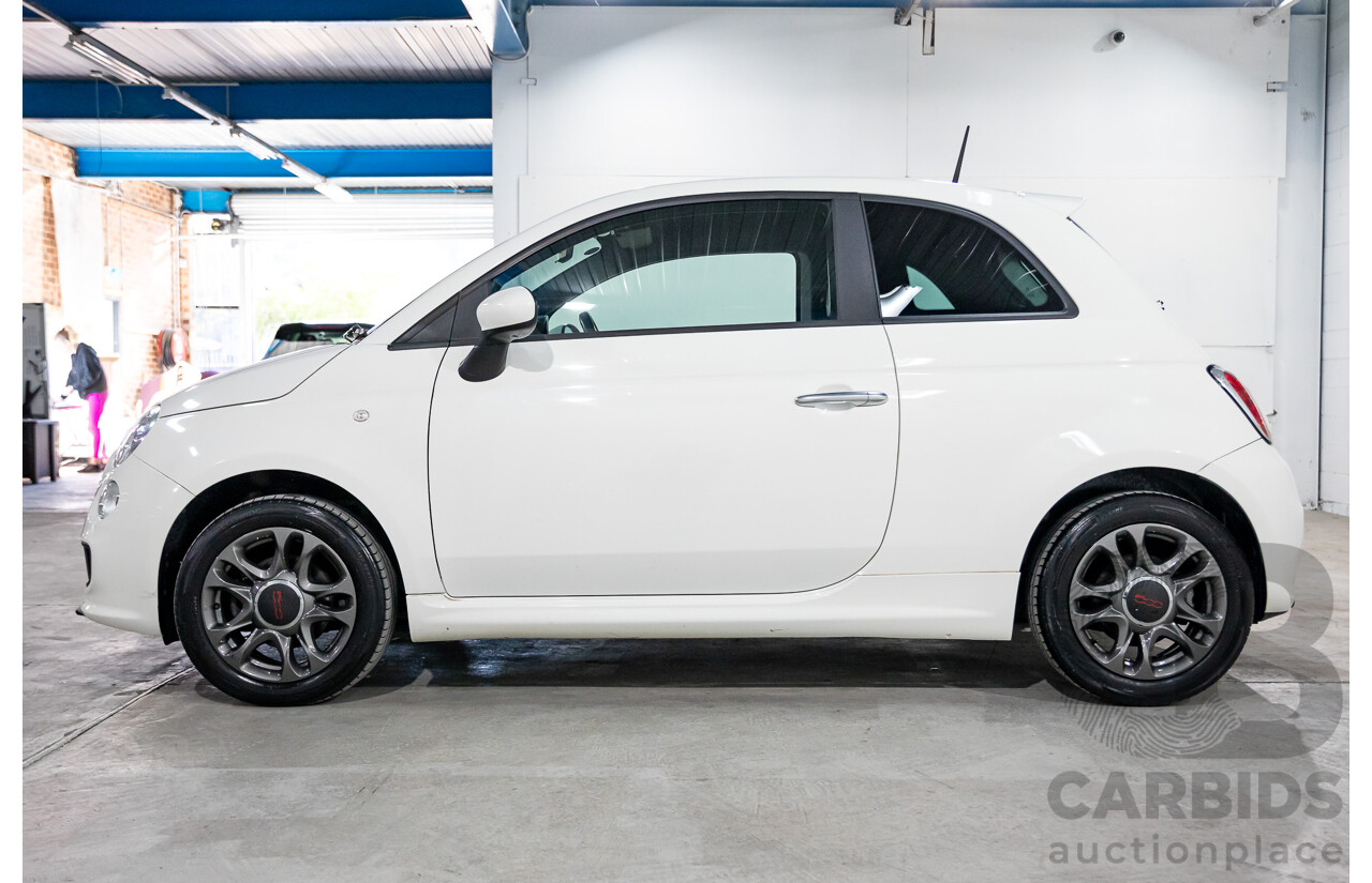 1/2015 Fiat 500 S MY14 3d Hatchback Gelato White Pastel 1.4L