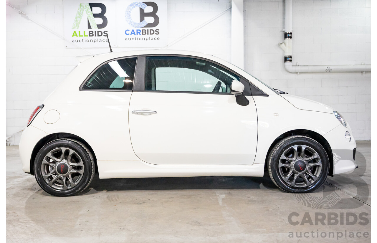 1/2015 Fiat 500 S MY14 3d Hatchback Gelato White Pastel 1.4L