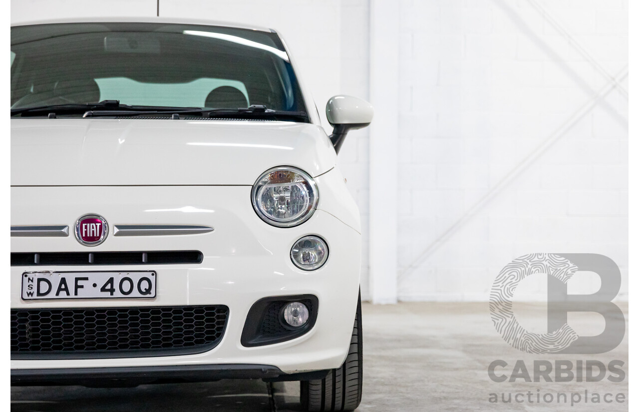 1/2015 Fiat 500 S MY14 3d Hatchback Gelato White Pastel 1.4L