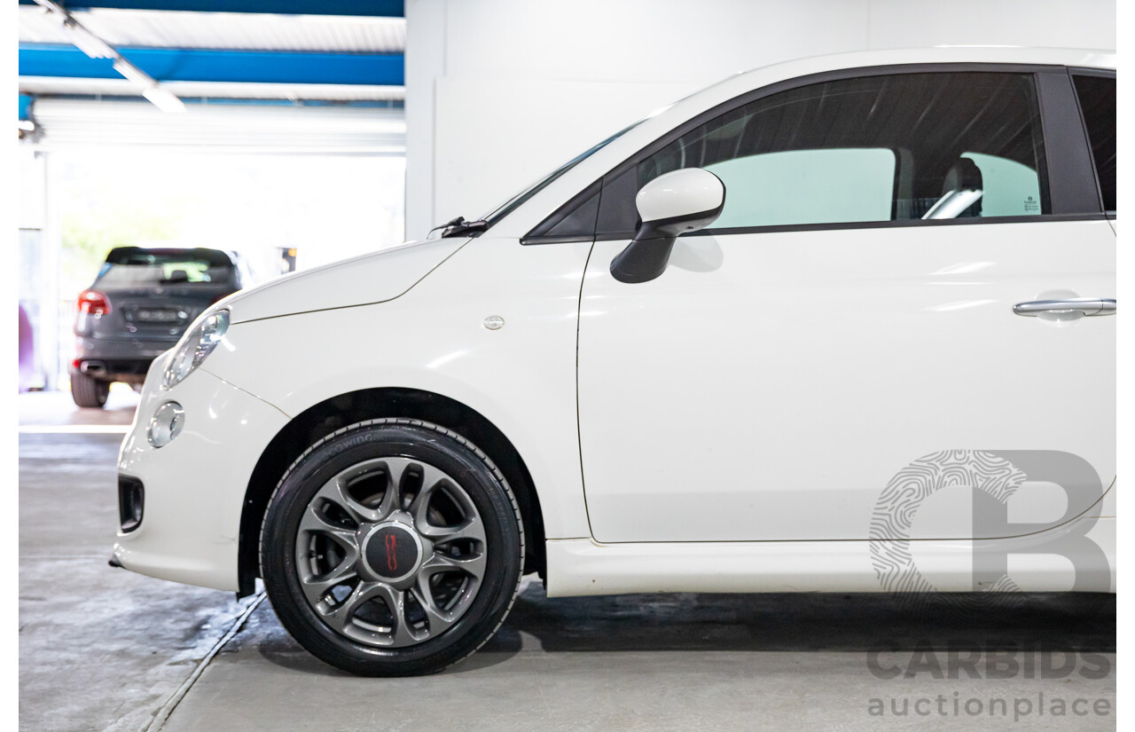 1/2015 Fiat 500 S MY14 3d Hatchback Gelato White Pastel 1.4L
