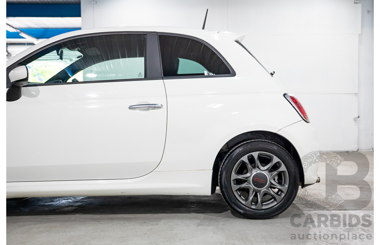 1/2015 Fiat 500 S MY14 3d Hatchback Gelato White Pastel 1.4L