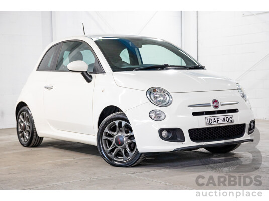 1/2015 Fiat 500 S MY14 3d Hatchback Gelato White Pastel 1.4L