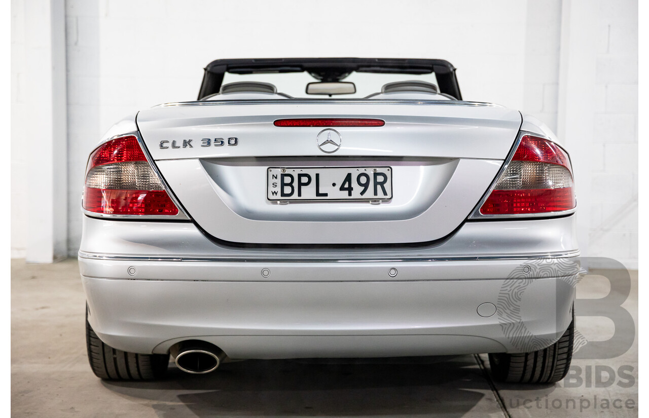 11/2005 Mercedes-Benz CLK350 Avantgarde C209 MY06 2d Cabriolet Bright Silver Metallic V6 3.5L