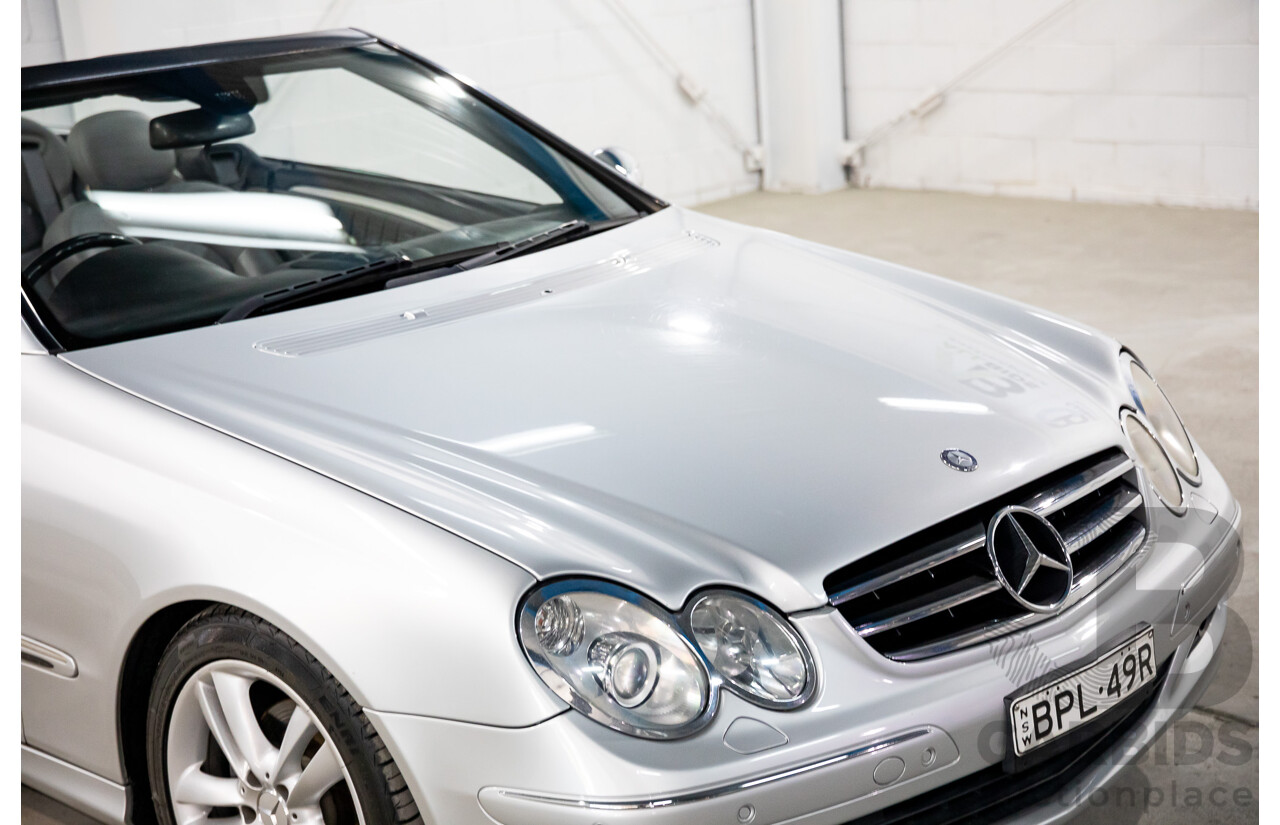 11/2005 Mercedes-Benz CLK350 Avantgarde C209 MY06 2d Cabriolet Bright Silver Metallic V6 3.5L