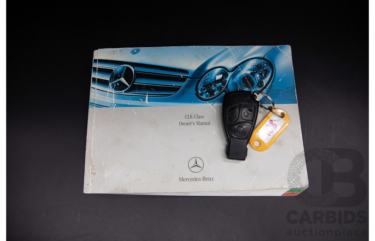 11/2005 Mercedes-Benz CLK350 Avantgarde C209 MY06 2d Cabriolet Bright Silver Metallic V6 3.5L