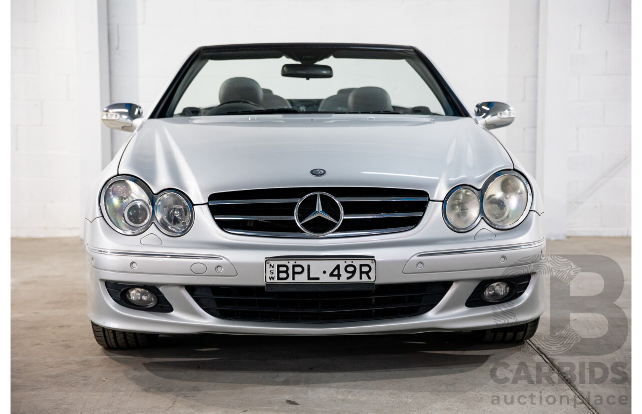 11/2005 Mercedes-Benz CLK350 Avantgarde C209 MY06 2d Cabriolet Bright Silver Metallic V6 3.5L