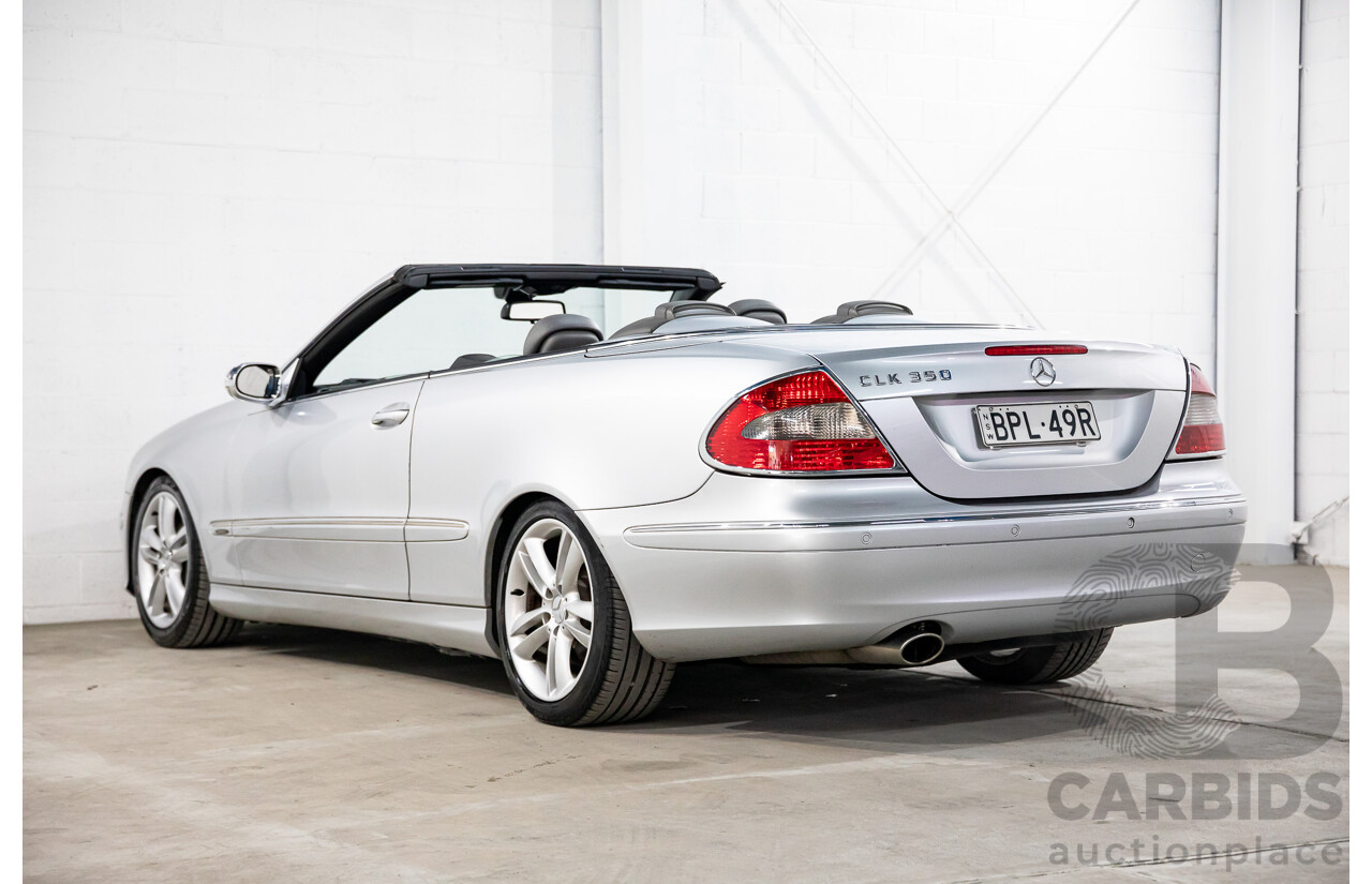 11/2005 Mercedes-Benz CLK350 Avantgarde C209 MY06 2d Cabriolet Bright Silver Metallic V6 3.5L