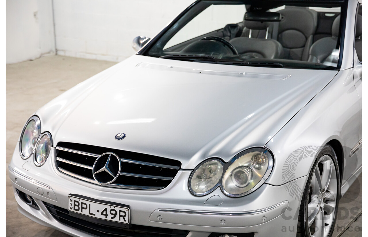 11/2005 Mercedes-Benz CLK350 Avantgarde C209 MY06 2d Cabriolet Bright Silver Metallic V6 3.5L