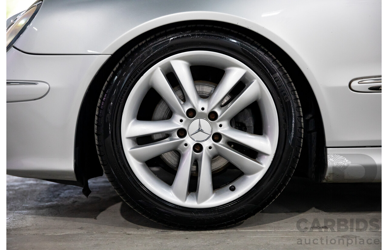 11/2005 Mercedes-Benz CLK350 Avantgarde C209 MY06 2d Cabriolet Bright Silver Metallic V6 3.5L