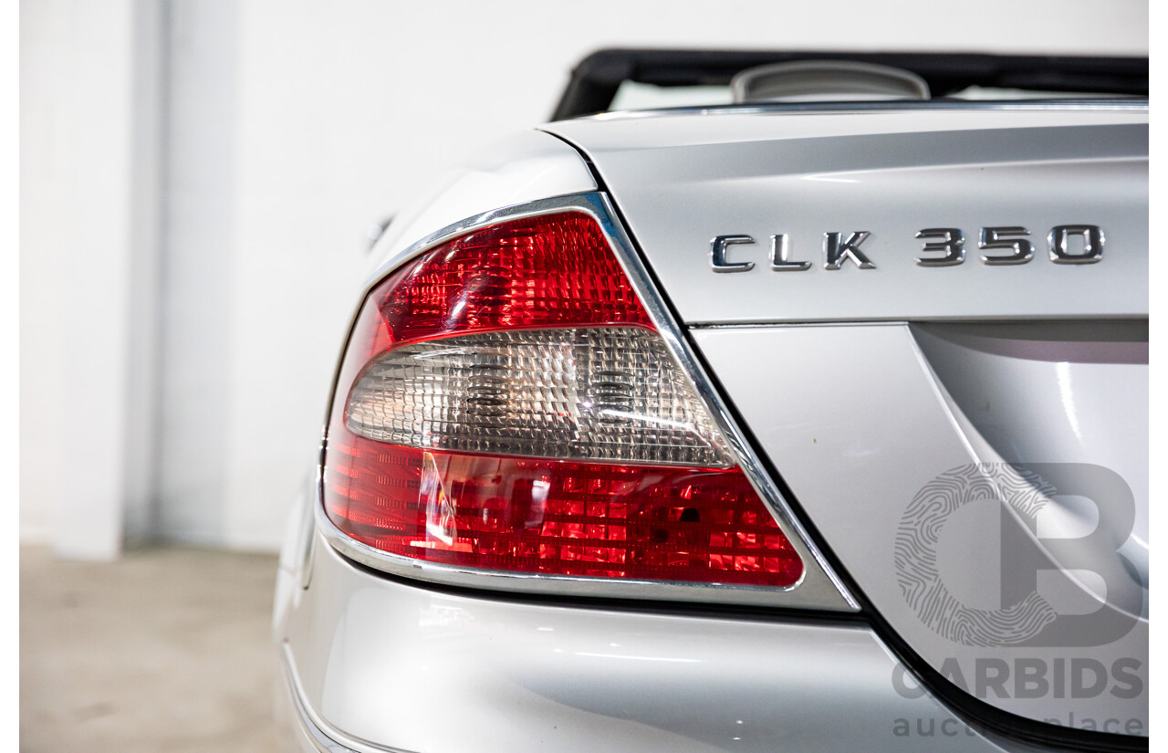 11/2005 Mercedes-Benz CLK350 Avantgarde C209 MY06 2d Cabriolet Bright Silver Metallic V6 3.5L