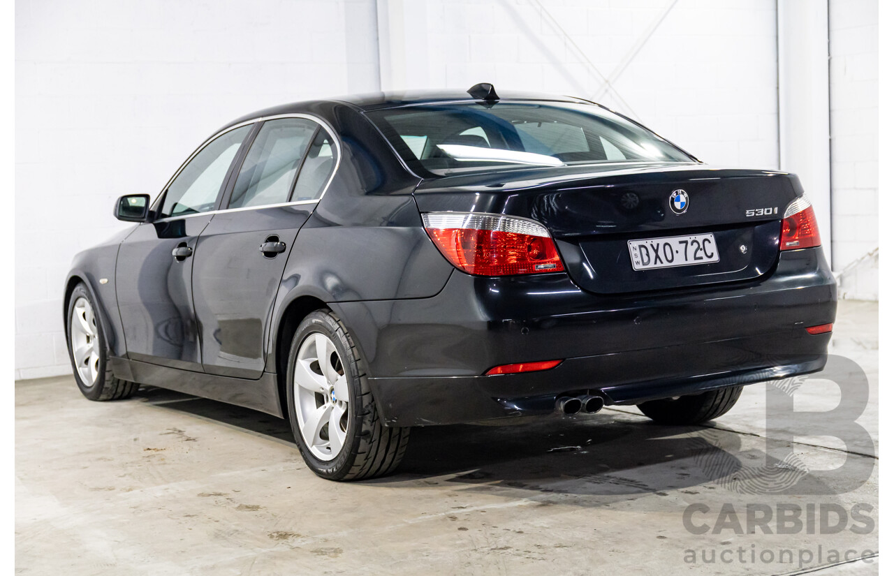 10/2005 BMW 530i E60 4d Sedan Sapphire Black Metallic 3.0L