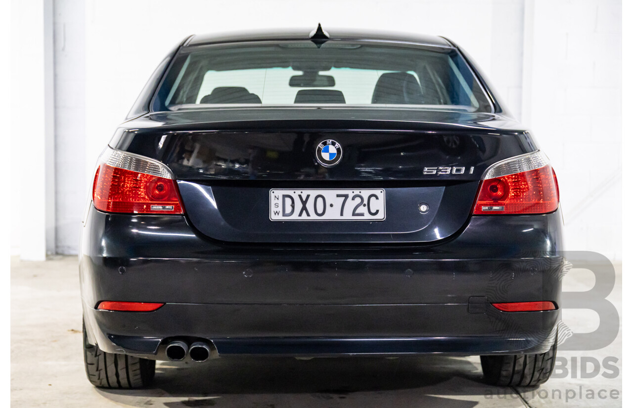 10/2005 BMW 530i E60 4d Sedan Sapphire Black Metallic 3.0L