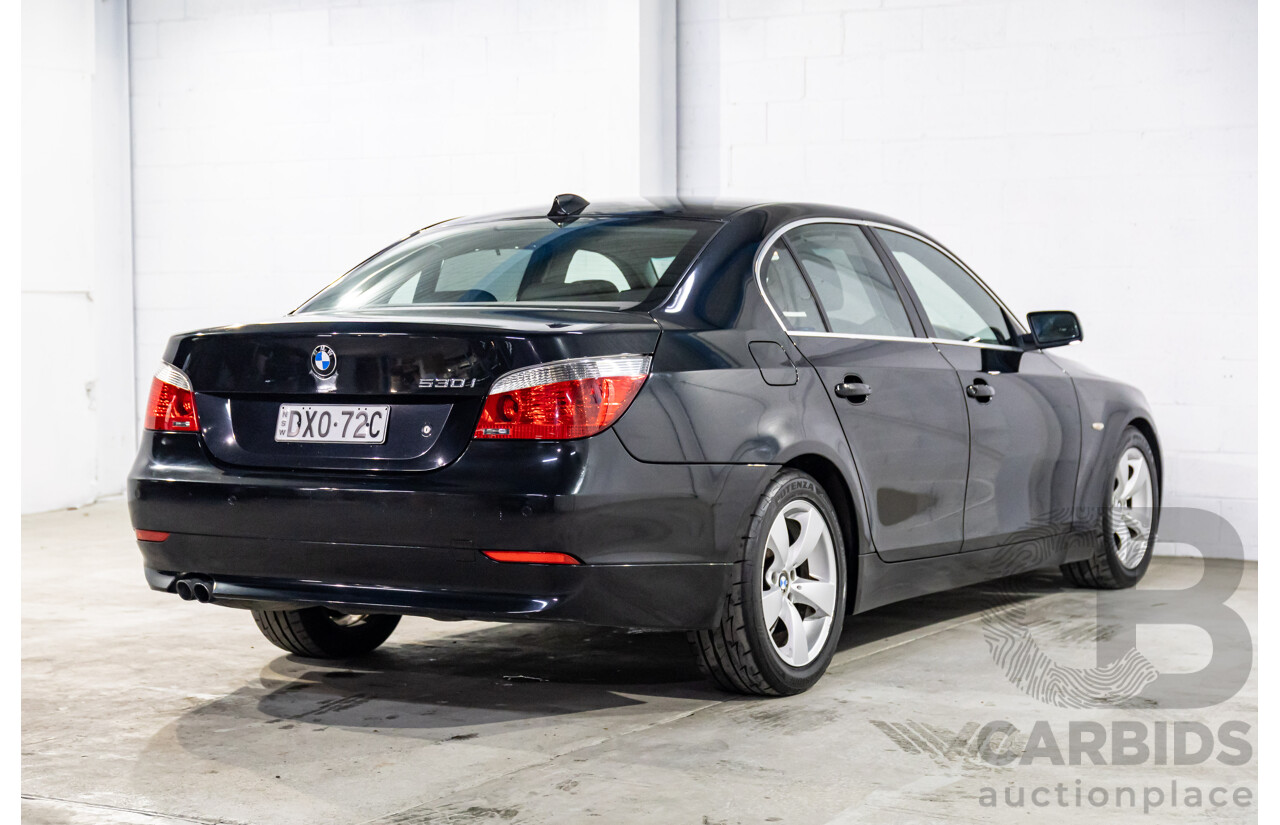 10/2005 BMW 530i E60 4d Sedan Sapphire Black Metallic 3.0L