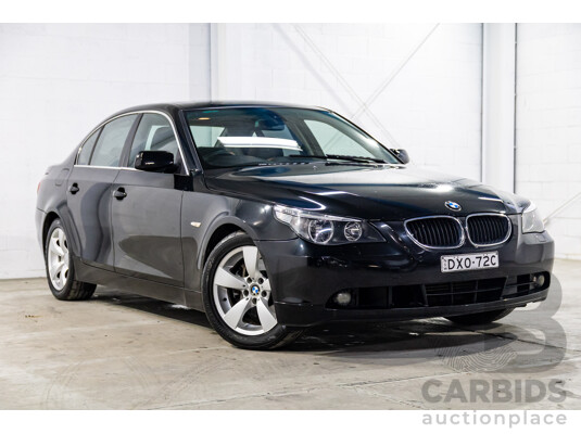 10/2005 BMW 530i E60 4d Sedan Sapphire Black Metallic 3.0L
