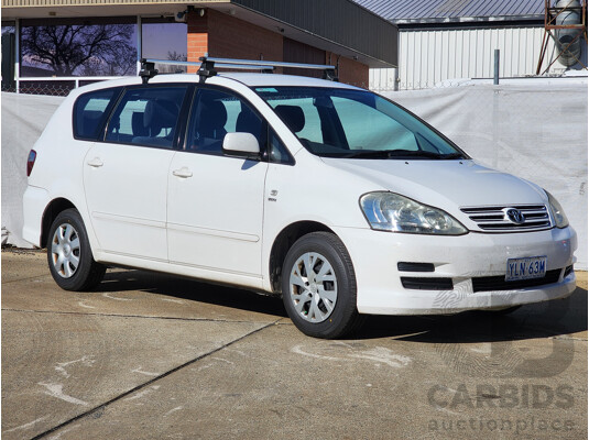 12/2008 Toyota Avensis Verso GLX ACM21R 4d Wagon White 2.4L
