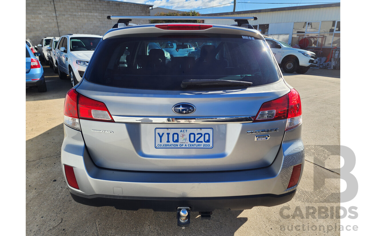 8/2011 Subaru Outback 2.0D MY11 4d Wagon Grey 2.0L