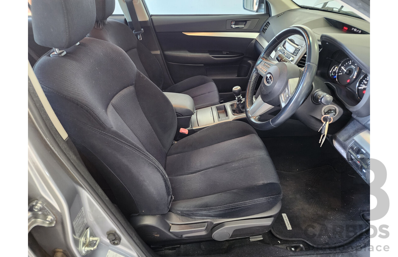 8/2011 Subaru Outback 2.0D MY11 4d Wagon Grey 2.0L