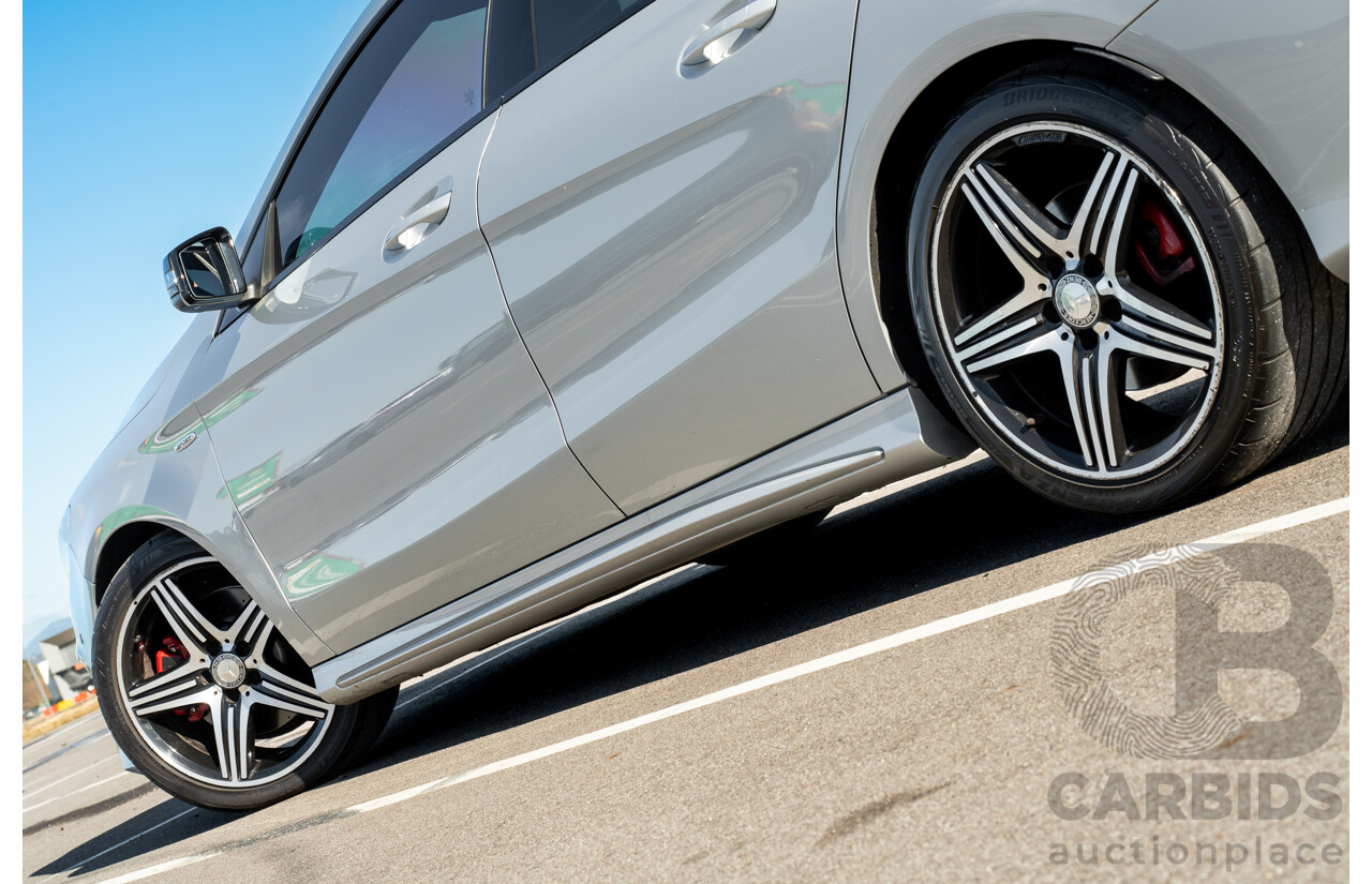01/2015 Mercedes Benz CLA 250 Sport 4matic (AWD) 117 MY15 4d Coupe Polar Silver Metallic Turbo 2.0L