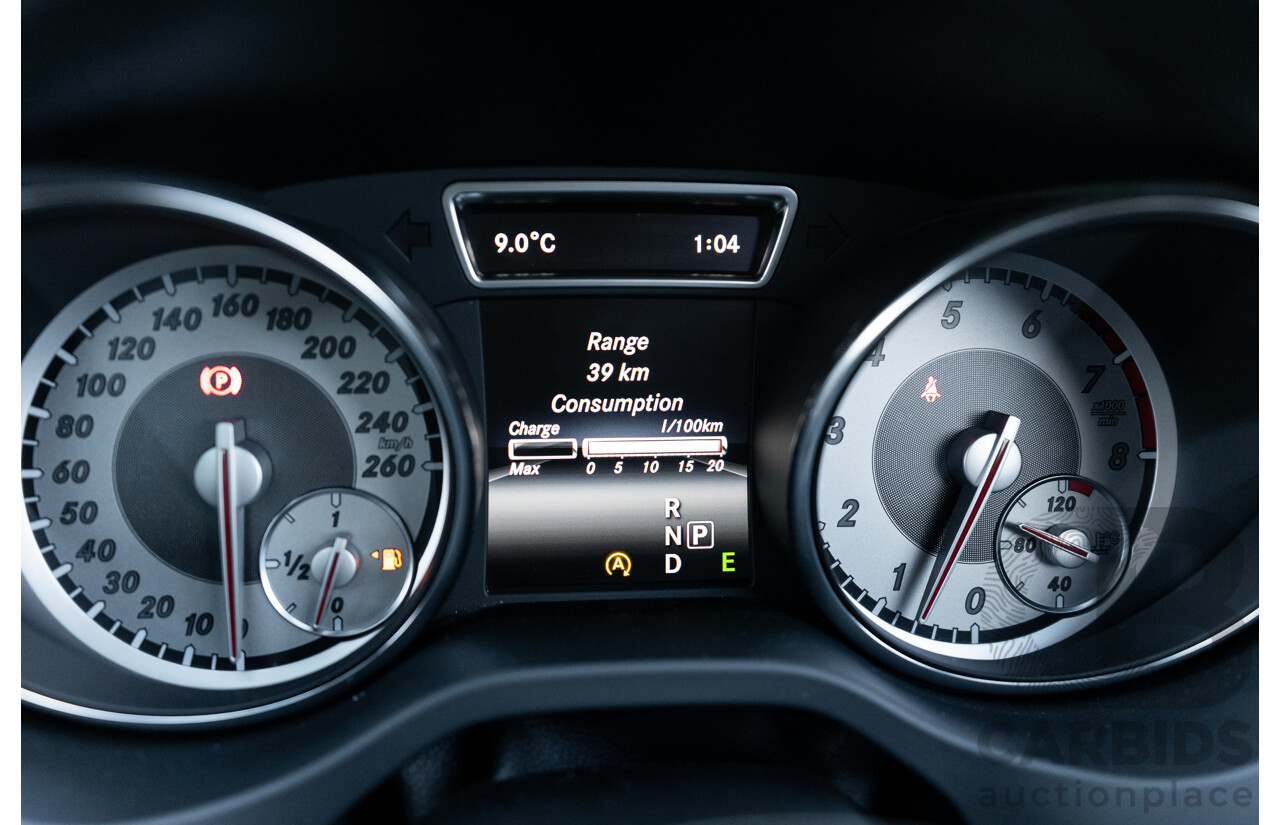 01/2015 Mercedes Benz CLA 250 Sport 4matic (AWD) 117 MY15 4d Coupe Polar Silver Metallic Turbo 2.0L