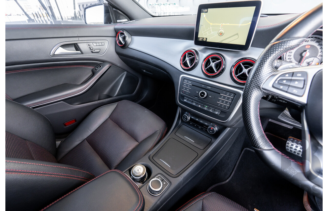 01/2015 Mercedes Benz CLA 250 Sport 4matic (AWD) 117 MY15 4d Coupe Polar Silver Metallic Turbo 2.0L