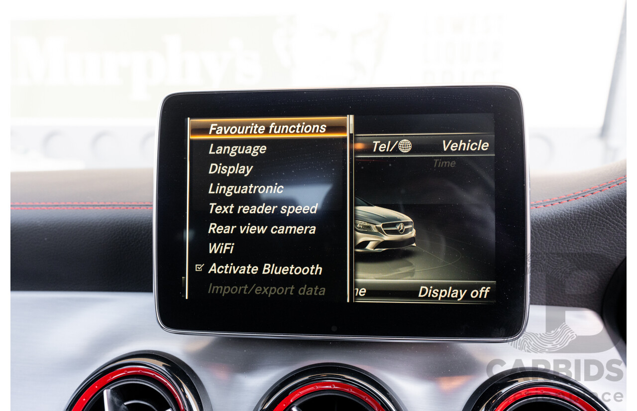 01/2015 Mercedes Benz CLA 250 Sport 4matic (AWD) 117 MY15 4d Coupe Polar Silver Metallic Turbo 2.0L