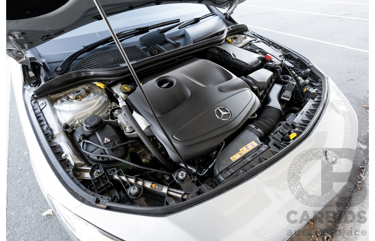 01/2015 Mercedes Benz CLA 250 Sport 4matic (AWD) 117 MY15 4d Coupe Polar Silver Metallic Turbo 2.0L